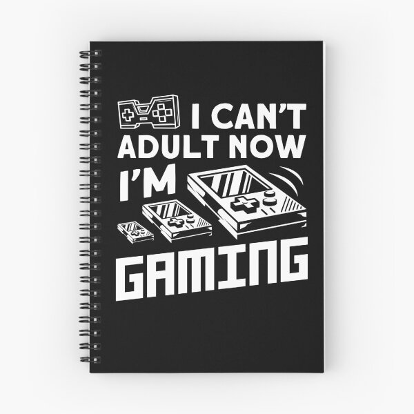 Item preview, I Cant Adult Now I am Gaming Gamer Videogames designed and sold by MooonTees.