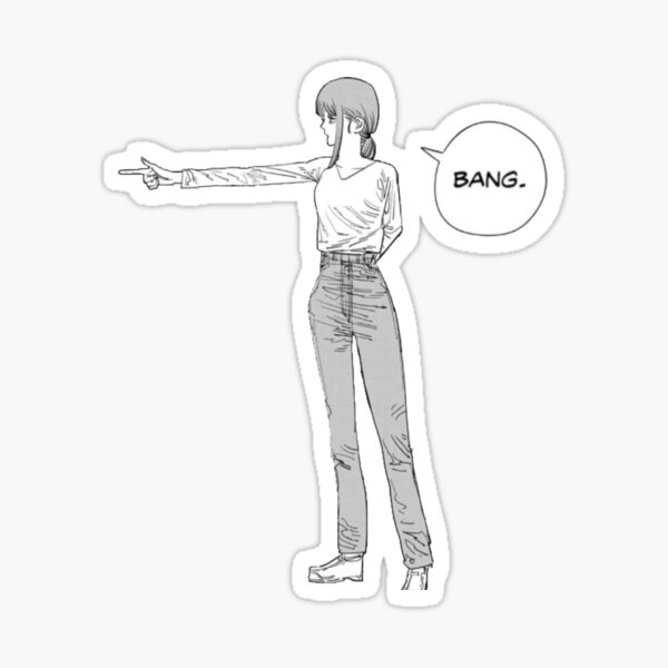 makima bang Sticker
