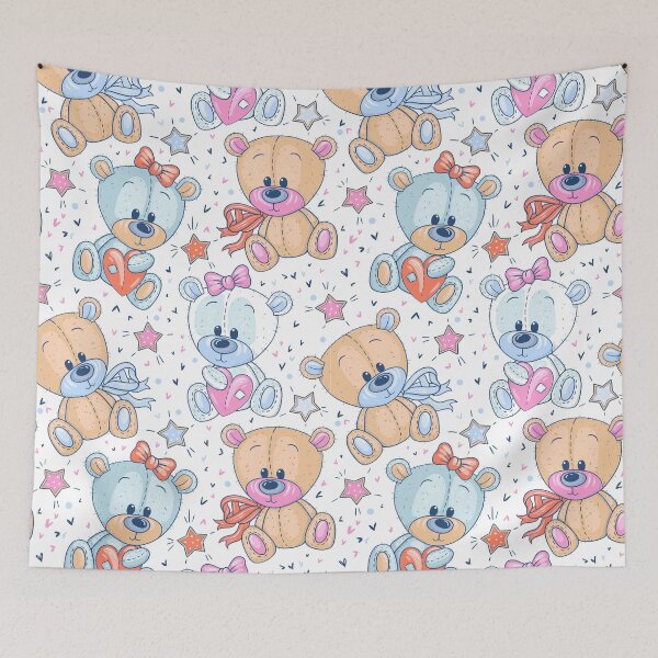 Item preview, cute teddy bears pattern design for kids babies children designed and sold by AnujShah7.