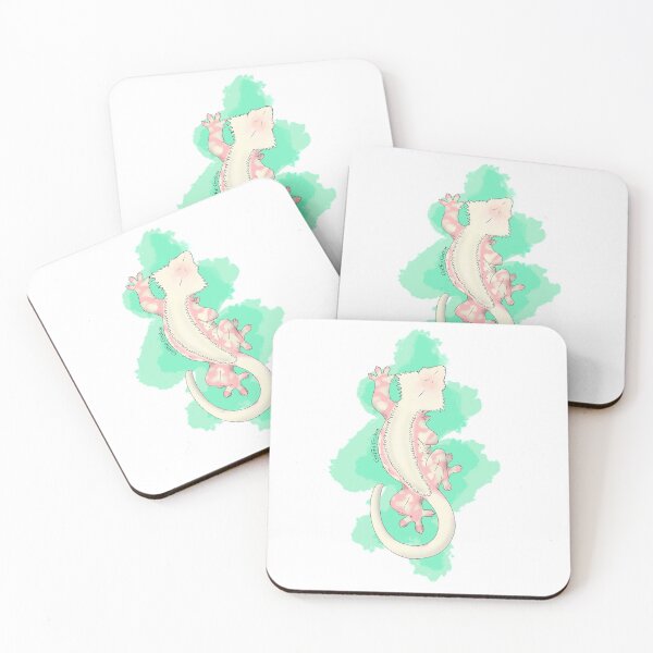 Item preview, Gecko crestado escalador rosa designed and sold by GriffinGeckos.