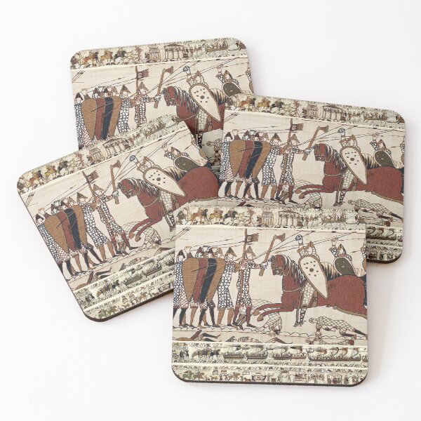 Item preview, THE BAYEUX TAPESTRY ,BATTLE OF HASTINGS ,NORMAN KNIGHTS COMBATTING HORSEBACK designed and sold by BulganLumini.