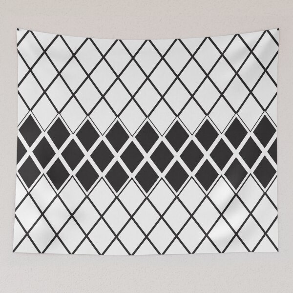 Item preview, Black and white rhombus designed and sold by AlexGolyakov.