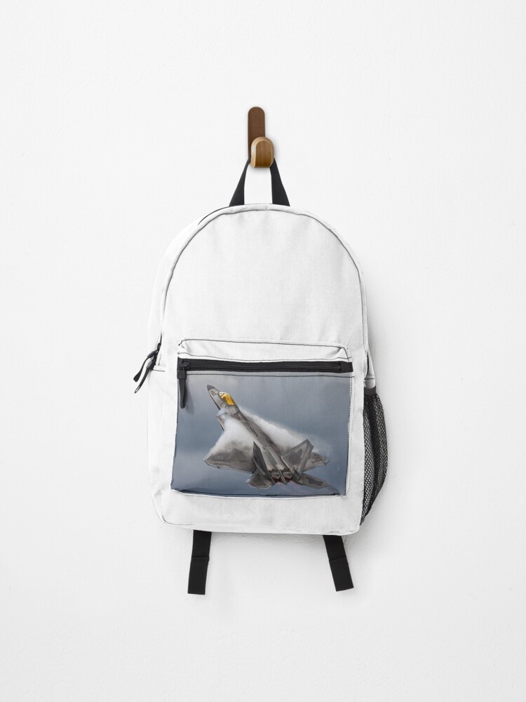 Thumbnail 1 of 3, Backpack, F-22 Raptor clouds designed and sold by MartinWood.