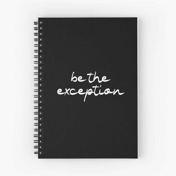 Item preview, Be The Exception, A positive affirmation to say everyday designed and sold by NECHSTORE.