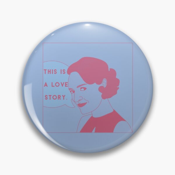 Item preview, Fleabag This is a Love Story Comic Pink Blue Pastel Illustration designed and sold by tremendoustees.
