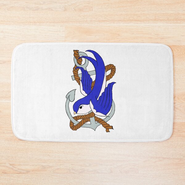 Item preview, Retro Swallow & Anchor Tattoo designed and sold by rachsymonds.