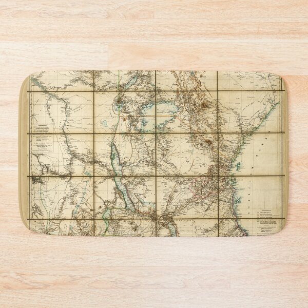 Item preview, Map of East Africa (1890) designed and sold by allhistory.