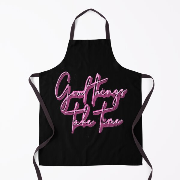 Item preview, Good Things Take Time Neon Pink Quotes designed and sold by Opal Print.
