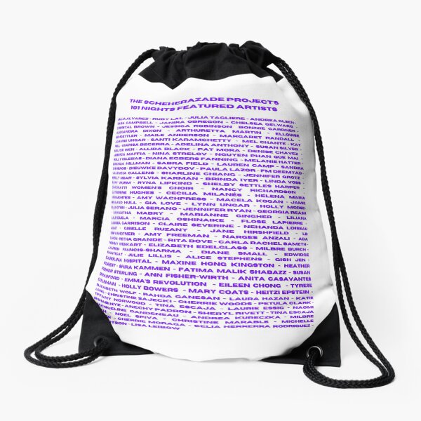 The Scheherazade Projects Featured Artists Drawstring Bag