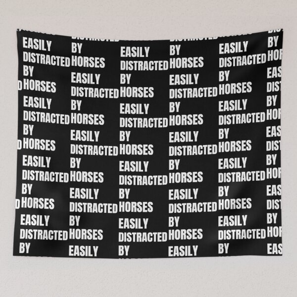 Item preview, Easily Distracted By Horses Funny Horses Gift designed and sold by inmyzone.