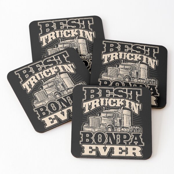 Item preview, Best Truckin Bonpa Ever Trucker Truck Driver designed and sold by Hananiah Merch.