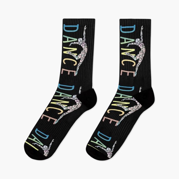 Item preview, Dance Color Text Font with Stencil Jumping Dancer  designed and sold by danceink.