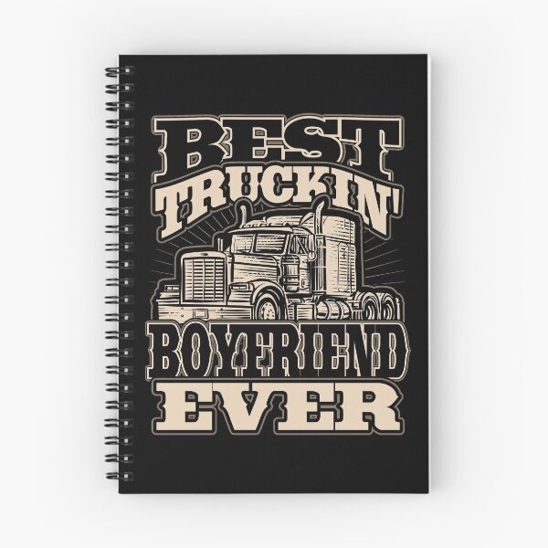 Item preview, Best Truckin Boyfriend Ever Trucker Truck Driver designed and sold by Hananiah Merch.