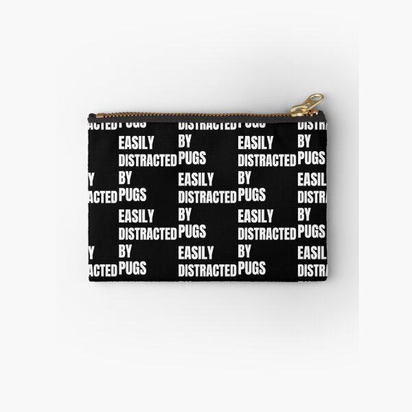 Item preview, Easily Distracted By Pugs Funny Pugs Gift designed and sold by inmyzone.