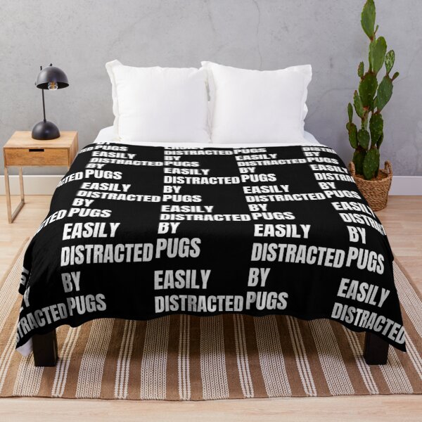 Item preview, Easily Distracted By Pugs Funny Pugs Gift designed and sold by inmyzone.