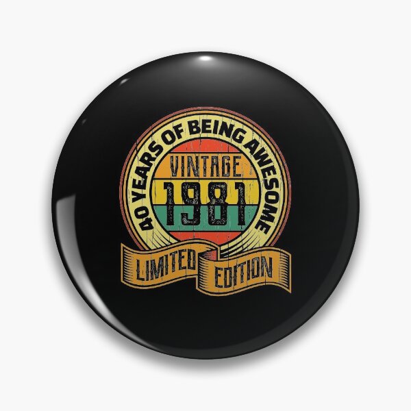 Item preview, 40 years of being awesome vintage 1981 Limited edition  designed and sold by Hananiah Merch.