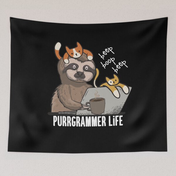 Item preview, Funny Cat Programmer Computer Science Gift designed and sold by MrEddie10.