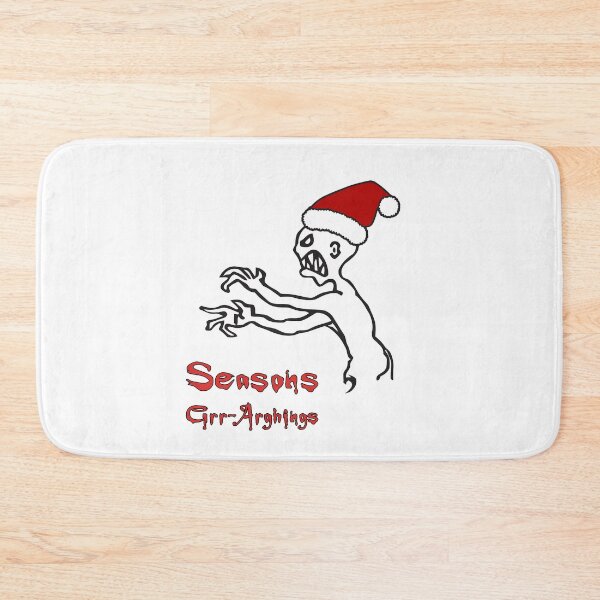 Item preview, SEASONS GRR-ARGHINGS - Christmas Grr Argh, Santa Hat Monster, Buffy the Vampire Slayer, Xmas 90s, BTVS Zombie, Joss Whedon, Angel, Buffering, Pop Culture, Zombie designed and sold by S Hazelwood .