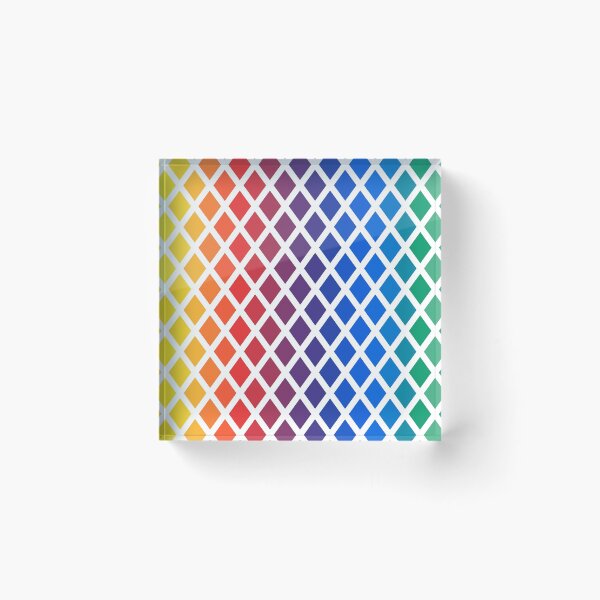 Item preview, Rainbow rhombus pattern designed and sold by AlexGolyakov.