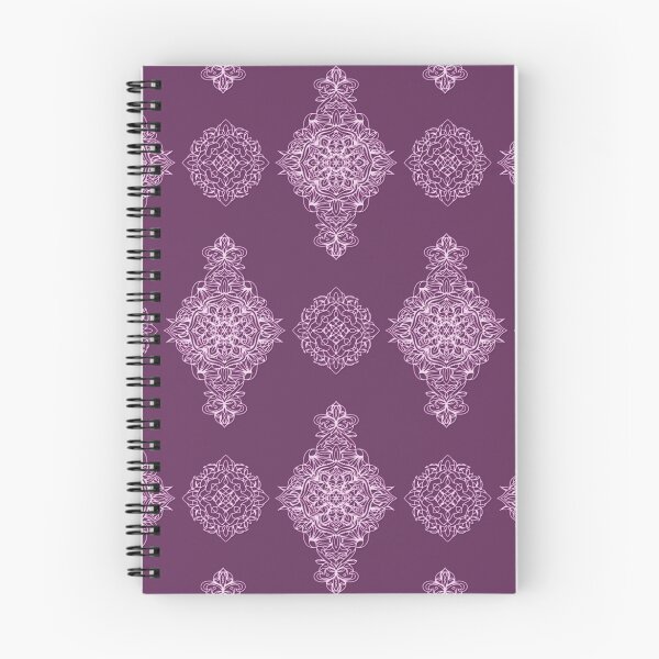 Item preview, Damson Damask Pattern designed and sold by alliemac.