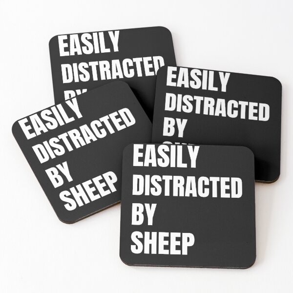 Item preview, Easily Distracted By Sheep Funny Sheep Gift designed and sold by inmyzone.