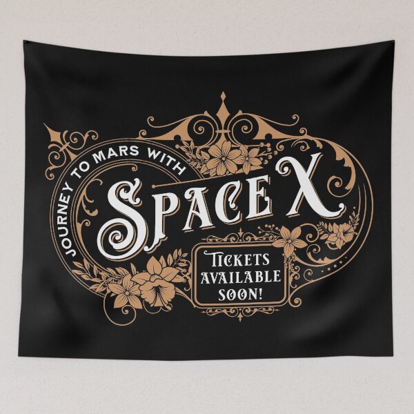 Item preview, Journey To Mars With SpaceX - Tickets Available Soon designed and sold by lurchmerch.