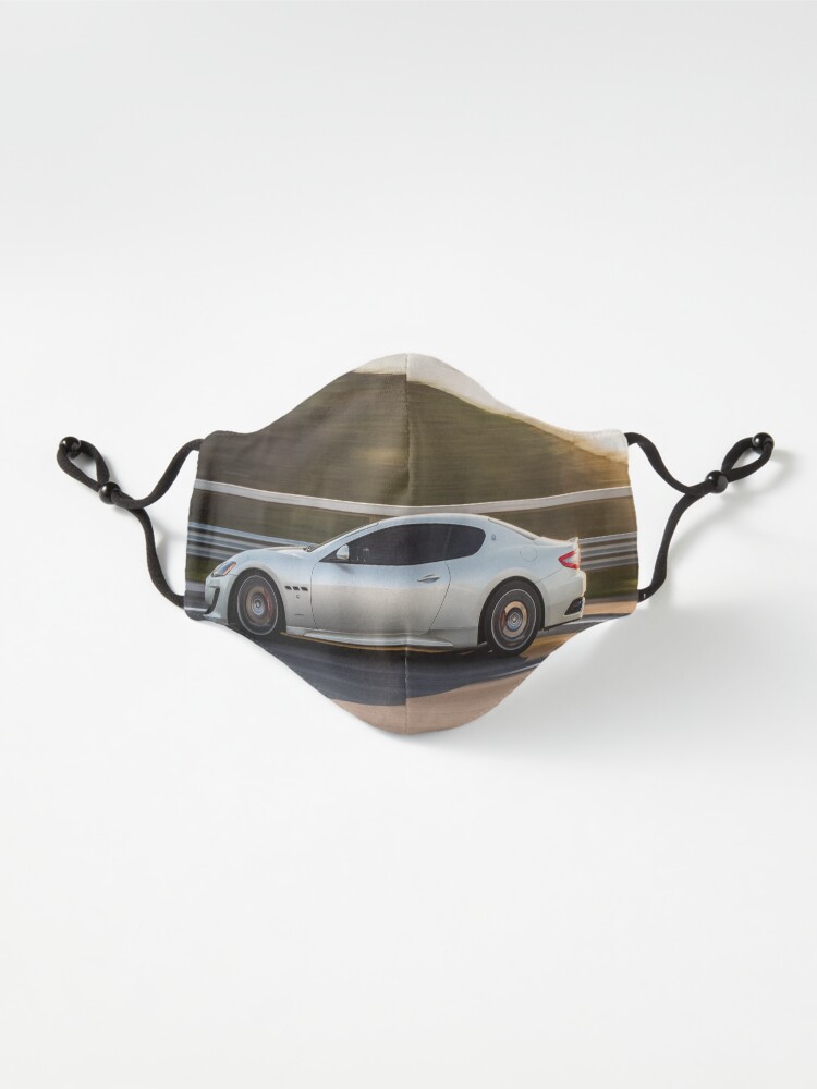 Alternate view of Masstering sports coupé in grey on the motorway Mask