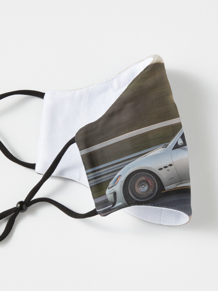 Alternate view of Masstering sports coupé in grey on the motorway Mask