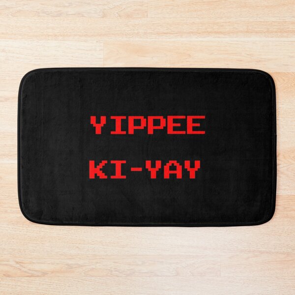 Item preview, Yippee ki yay - funny retro vintage arcade style red typography designed and sold by Deegital18.