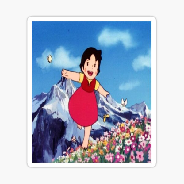 HEIDI Heidi Kleines Mädchen der Berge Sticker