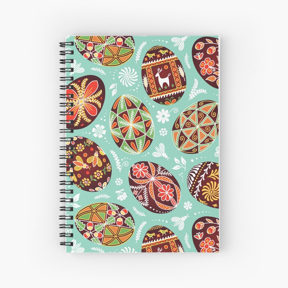 Pysanky Spiral Notebook