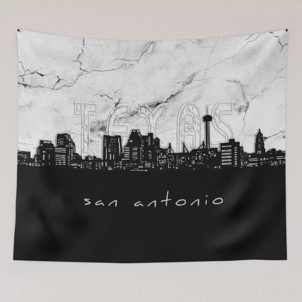 Item preview, san antonio skyline marble designed and sold by BekimART2.