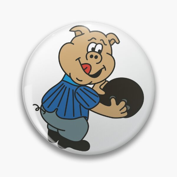 Item preview, Funny Bowling Pig  designed and sold by MoStorish.