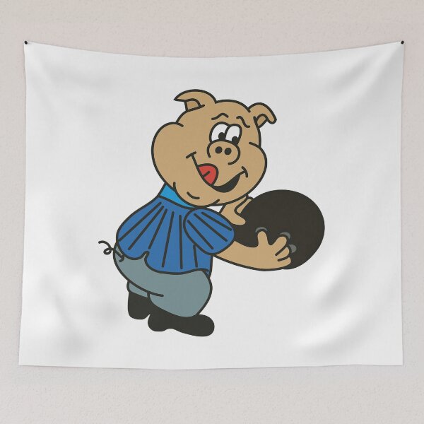Item preview, Funny Bowling Pig  designed and sold by MoStorish.