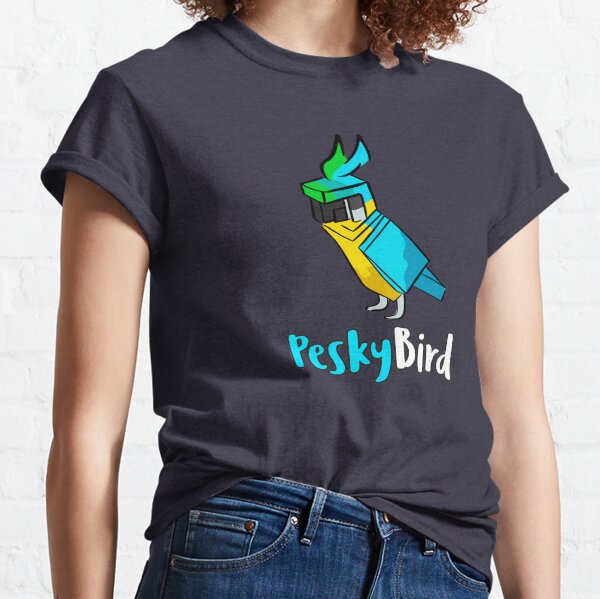 Pesky Bird Aqua Classic T-Shirt