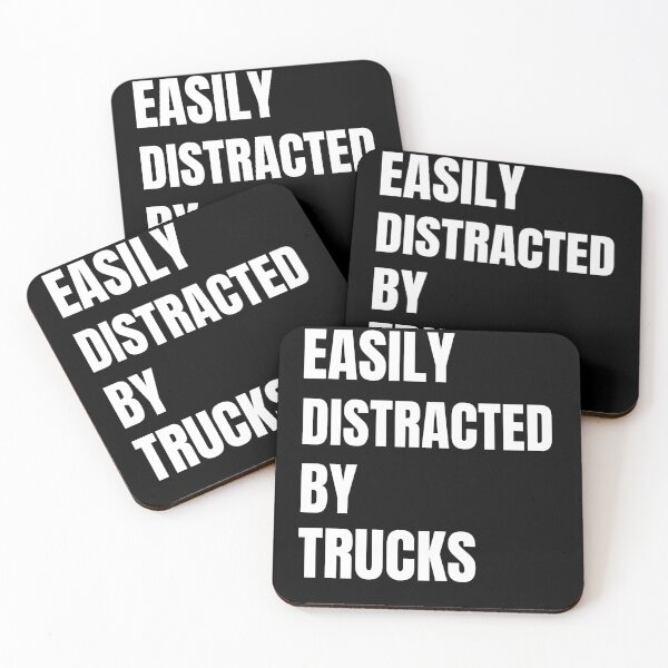 Item preview, Easily Distracted By Trucks Funny Trucks Gift designed and sold by inmyzone.