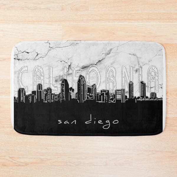 Item preview, san diego skyline marble designed and sold by BekimART2.