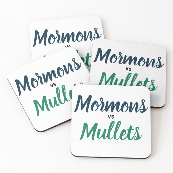 Item preview, Mormons vs Mullets designed and sold by TINASTORESHOPE.