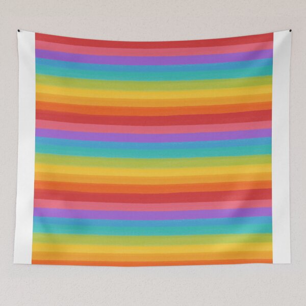 Item preview, Bright rainbow striped pattern designed and sold by Giulia  Palazzo.