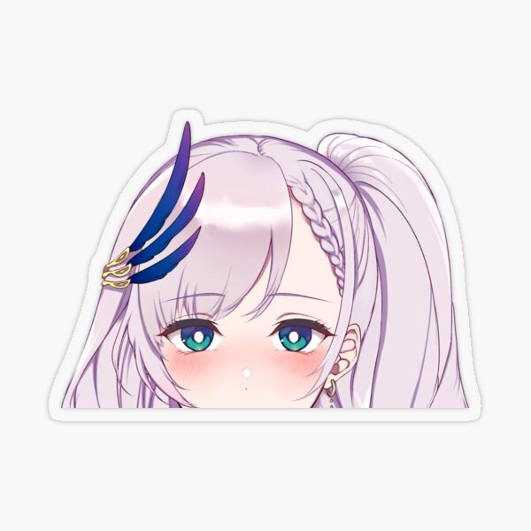 Adesivo Peeker Sticker Waifus Anime - Zero Two, Akame, Ram, Asuka, Rei,  Raphtalia - Escorrega o Preço