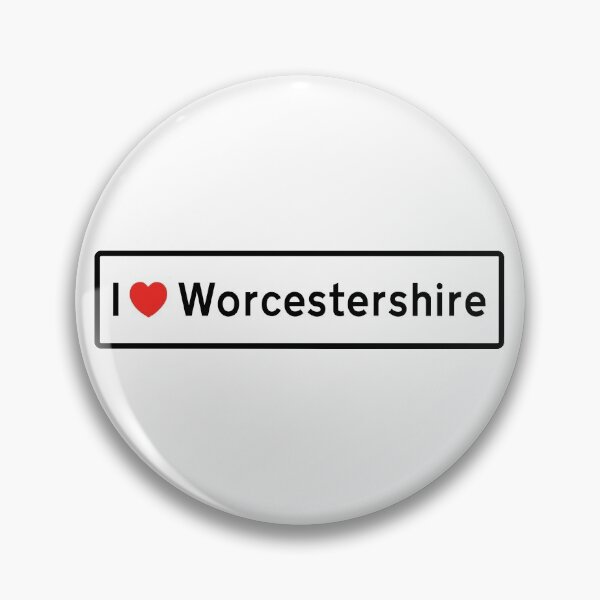 Item preview, I Love Worcestershire! designed and sold by DoodleDashCollective.