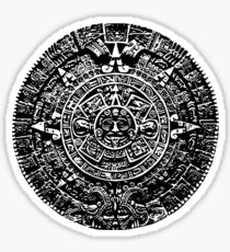 Mexican Mayan Calender the Aztec Sun Stone Sticker