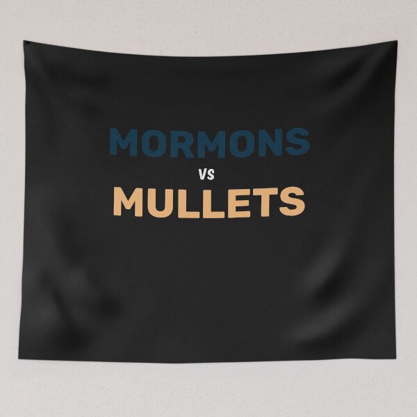 Item preview, Mormons vs Mullets designed and sold by TINASTORESHOPE.