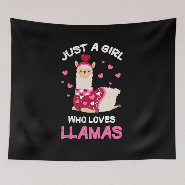 Item preview, Just A Girl Who Loves Llamas | Funny And Cute Llama T-Shirt designed and sold by knapst.