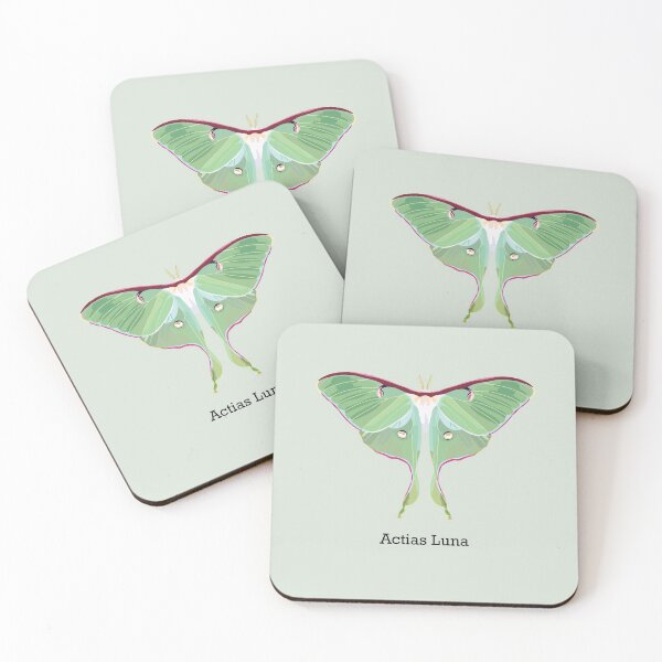 Item preview, Lunar Moth with Latin Name designed and sold by tealprint.