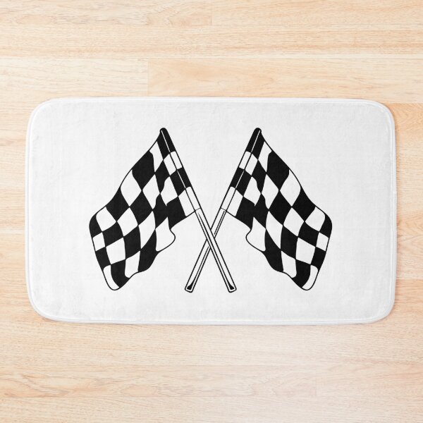 Item preview, Black and White Checkered Race Flag designed and sold by JupiterCyclops.