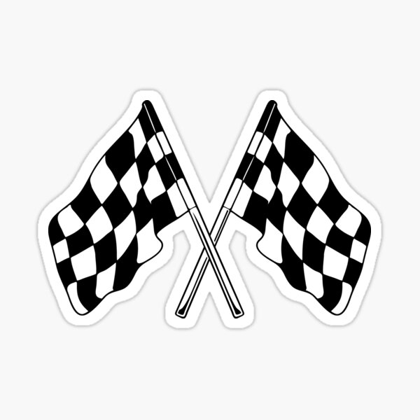 Item preview, Black and White Checkered Race Flag designed and sold by JupiterCyclops.