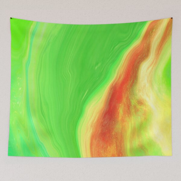 Item preview, Gratitude Green River Flow Abstract designed and sold by Salote Faotusia.