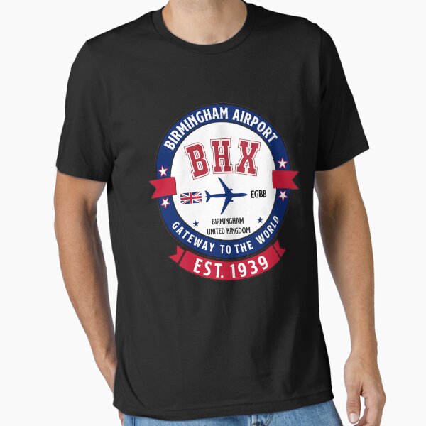 Vista previa del artículo con la obra «BHX Birmingham International Airport Reino Unido - Estilo vintage moderno», diseñado y vendido por FouDeeziner.