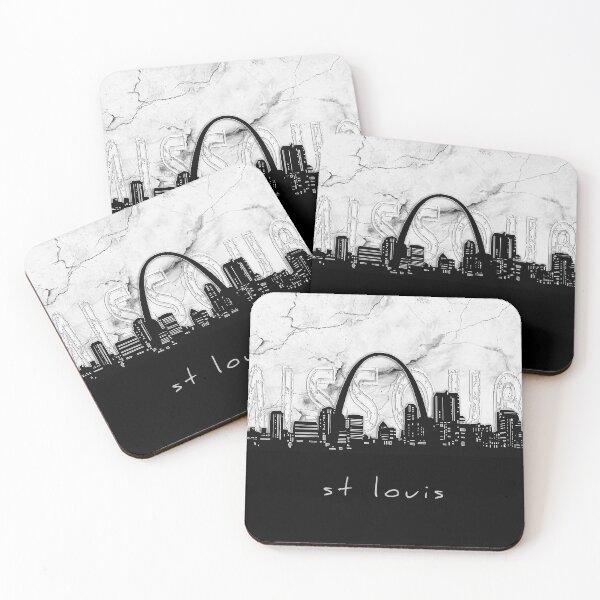Item preview, st louis skyline marble designed and sold by BekimART2.